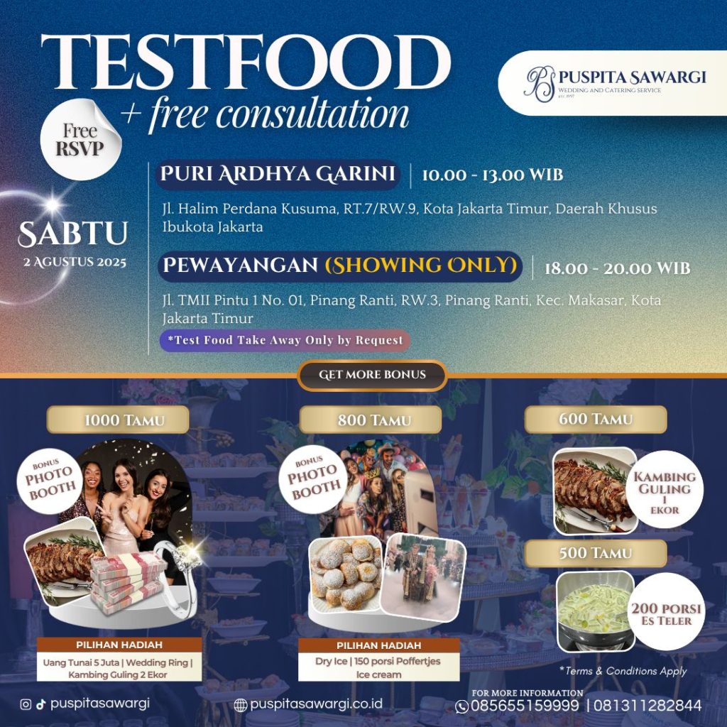 Testfood Puspita Sawargi 2 Agustus 2025